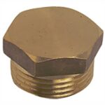 TAPPO ESAGONALE MASCHIO OTTONE