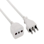 PROLUNGA ELETTRICA 5 METRI PRESA BIPASSO