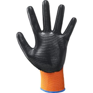 GUANTI NITRILE CRINKLE ARANCIO