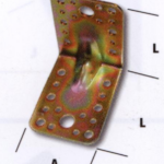 Piastra Giunzione Piegata con Nervatura