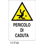 Targa Cantiere PERICOLO di CADUTA