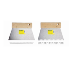 Spatole Dentate Manico Legno