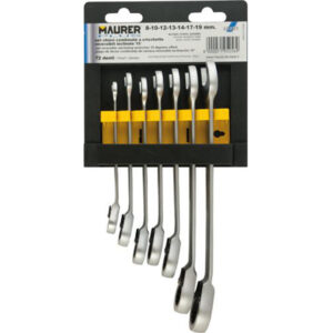 CHIAVI COMBINATE A CRICCHETTO SERIE 7 PZ MAURER PLUS