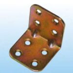 Piastra Giunzione Piegata Leggera con Rinforzi