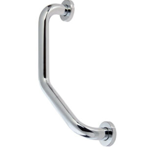 MANIGLIONE SOSTEGNO PER BAGNO INOX ANGOLARE "AQUA"
