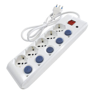 MULTIPRESA 5 SCHUKO CON INTER. INDIPENDENTI