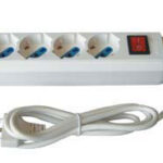Prese Multiple 4 Posti Universali + Interruttore