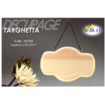 Targa Legno con catenina