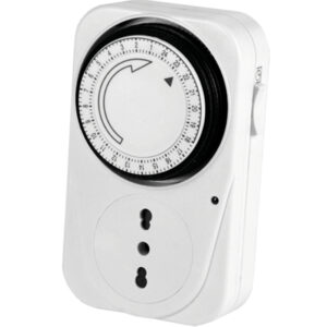 TIMER ANALOGICO 24 ORE CON PRESA