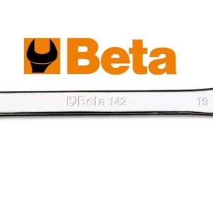 Chiave combinata a cricchetto Beta 142 reversibile cromata con 72 denti e presa poligonale piegata