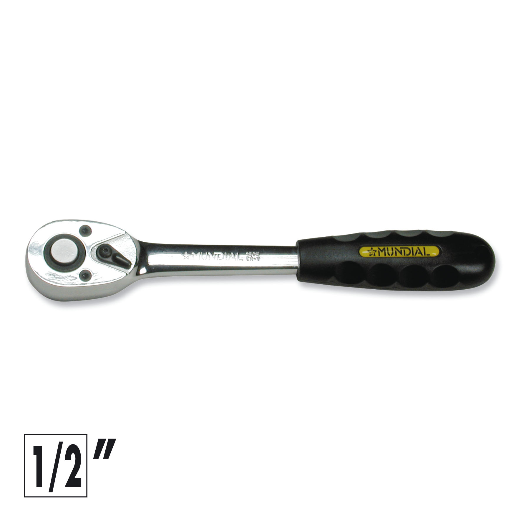 1505 Cricchetto reversibile 1/2” Mundial 1505 con sgancio rapido, acciaio chrom-vanadium