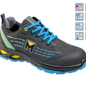 Scarpe antinfortunistiche basse Maurer Lapis S3L con tomaia idrorepellente, puntale in fibra di vetro e lamina antiperforazione HT