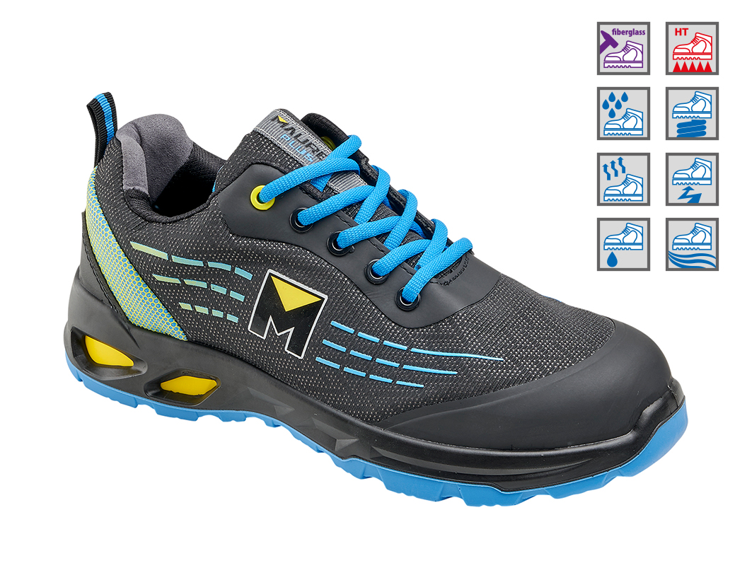 MOD_17036_COD 900024-FERRITALIA 07-259225 Scarpe antinfortunistiche basse Maurer Lapis S3L con tomaia idrorepellente, puntale in fibra di vetro e lamina antiperforazione HT